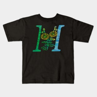 Letter of alphabet M Kids T-Shirt